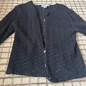 Black Knit Cardigan